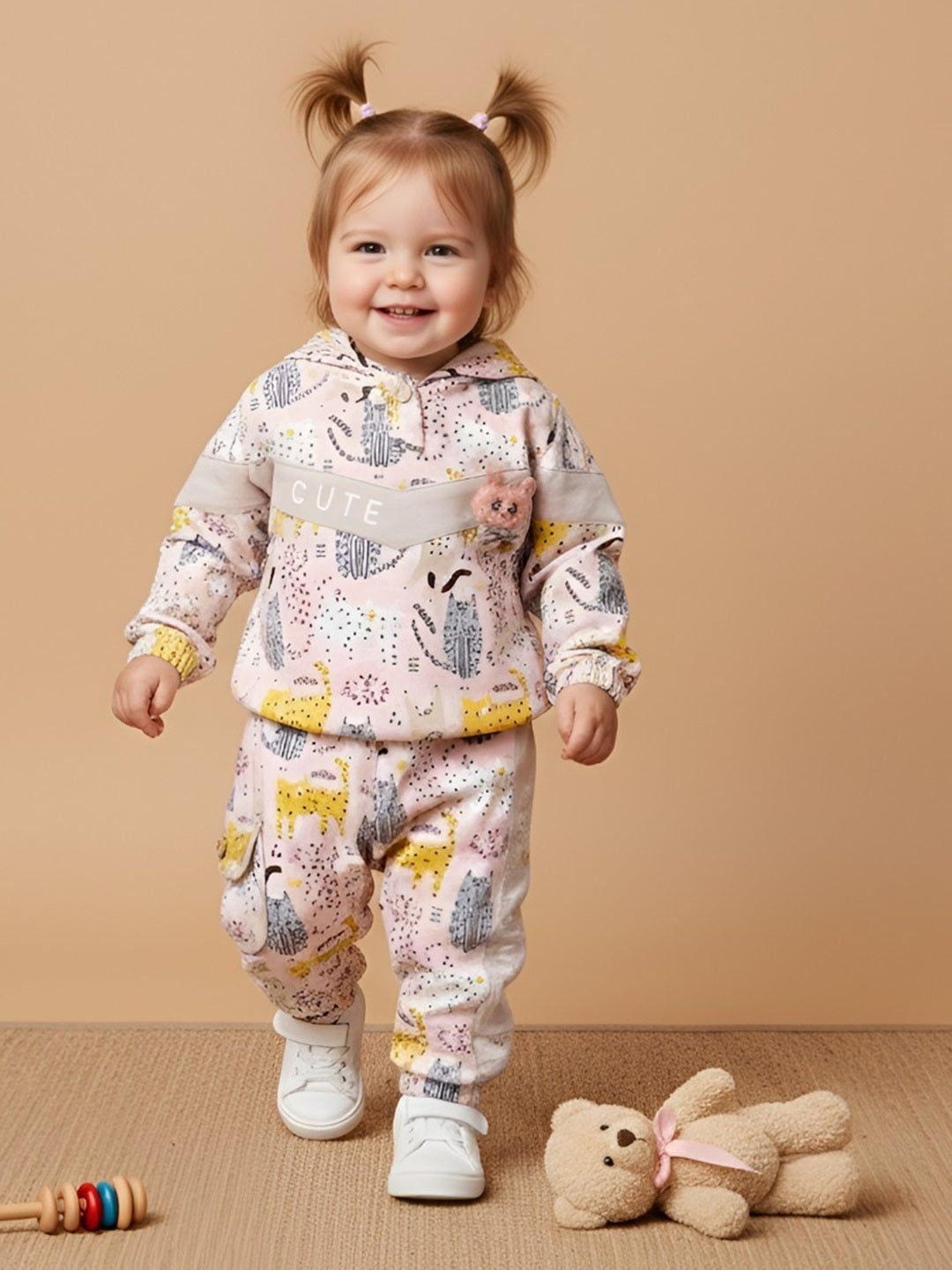 Winter wear Hooded Clothing Set