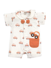 Half Sleeves Rompers For Baby Boys
