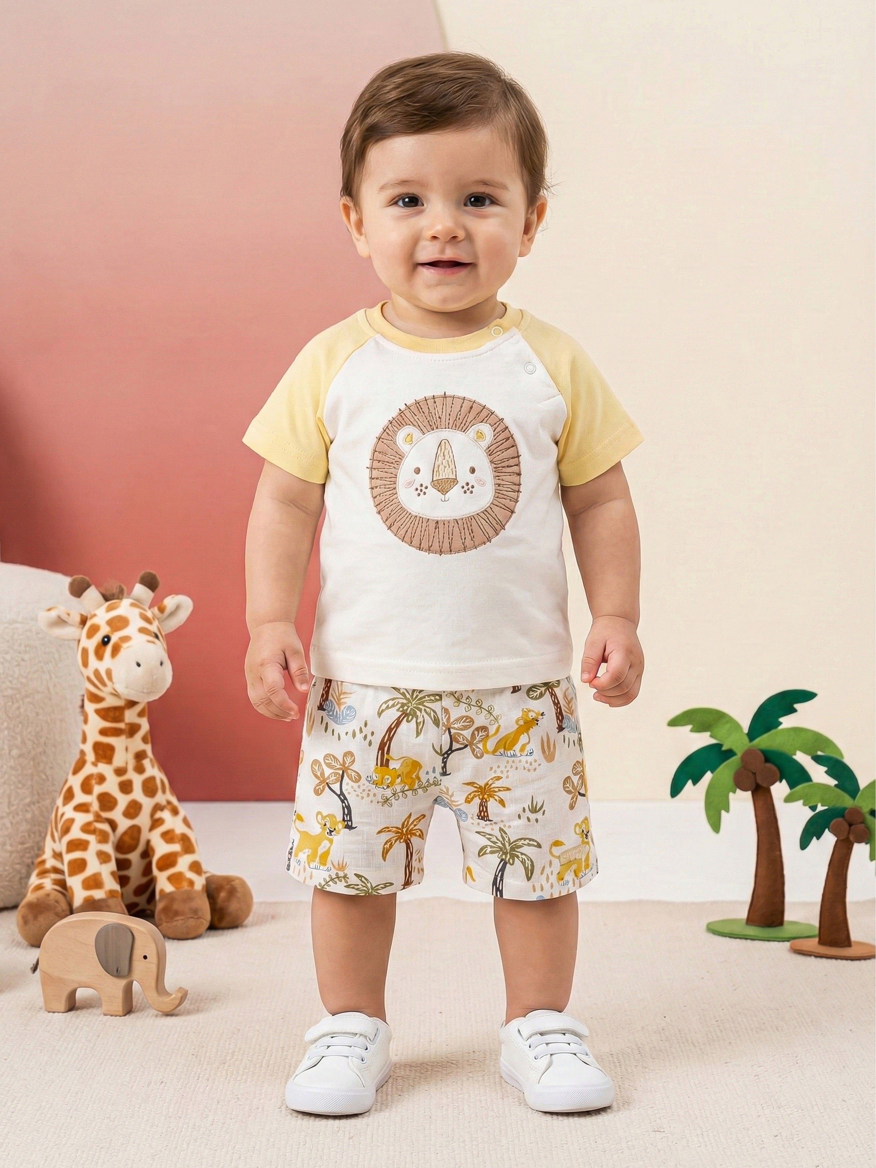 Baby Boys Casual Shirt with Shorts