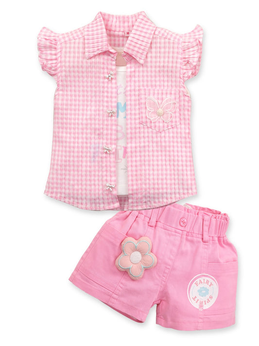 KETI MINI Shirt and Shorts With T-shirt