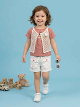 Baby Girl's Three-Part Clothing Set