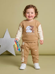 Baby Girls Sweatshirt with Jogger Pants