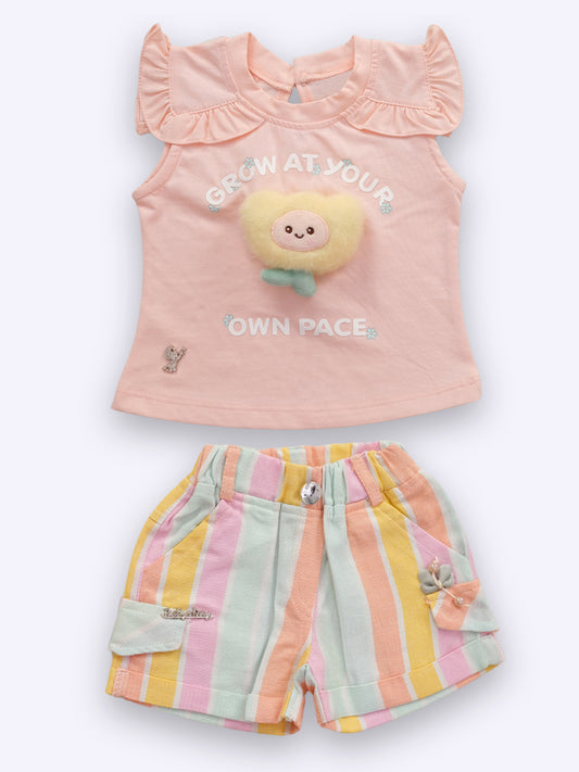 Baby's Day Girls Top and Shorts