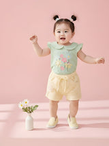 Girls Cotton Top with Shorts