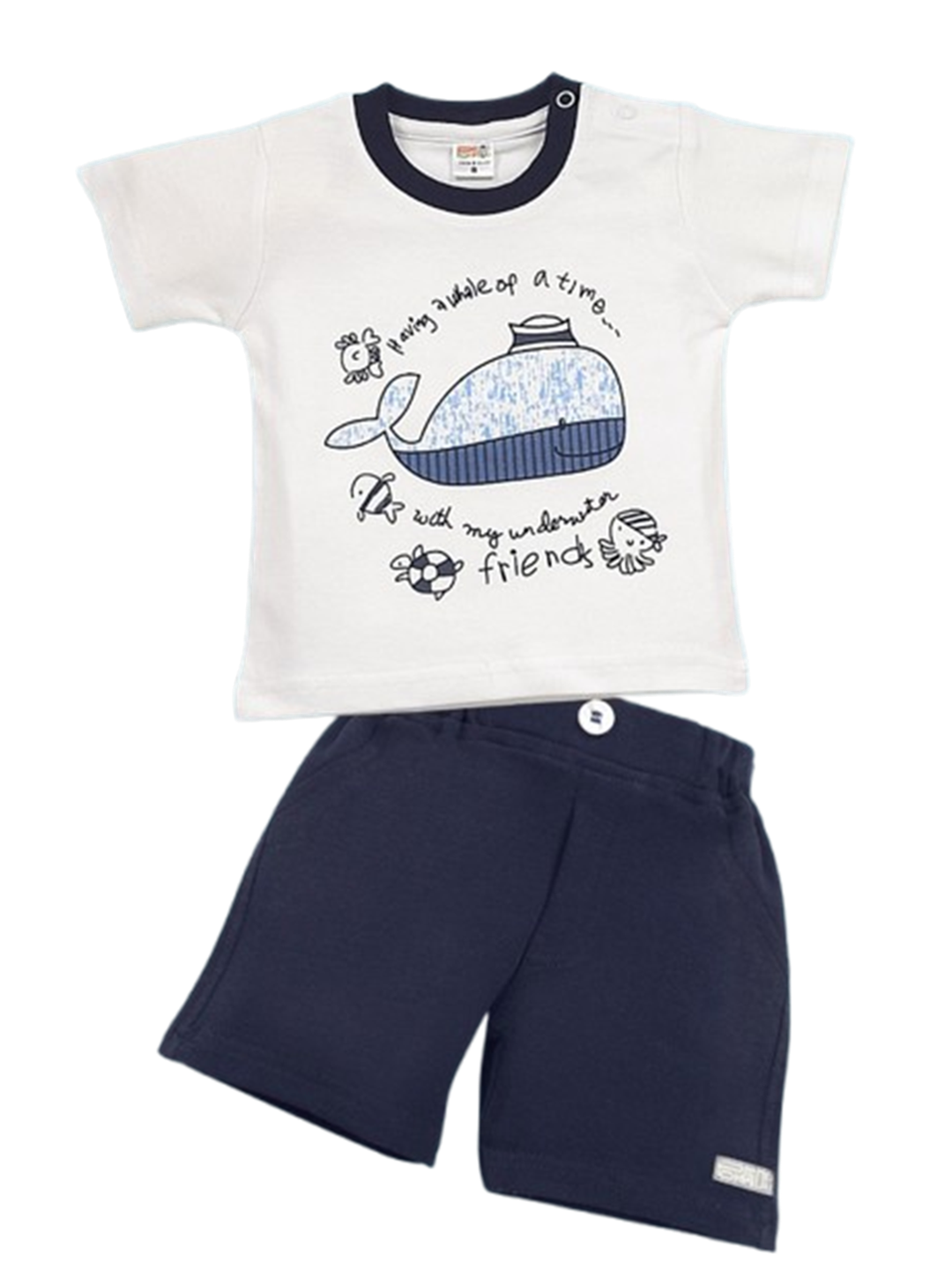 Baby Boys Casual Shirt with Shorts