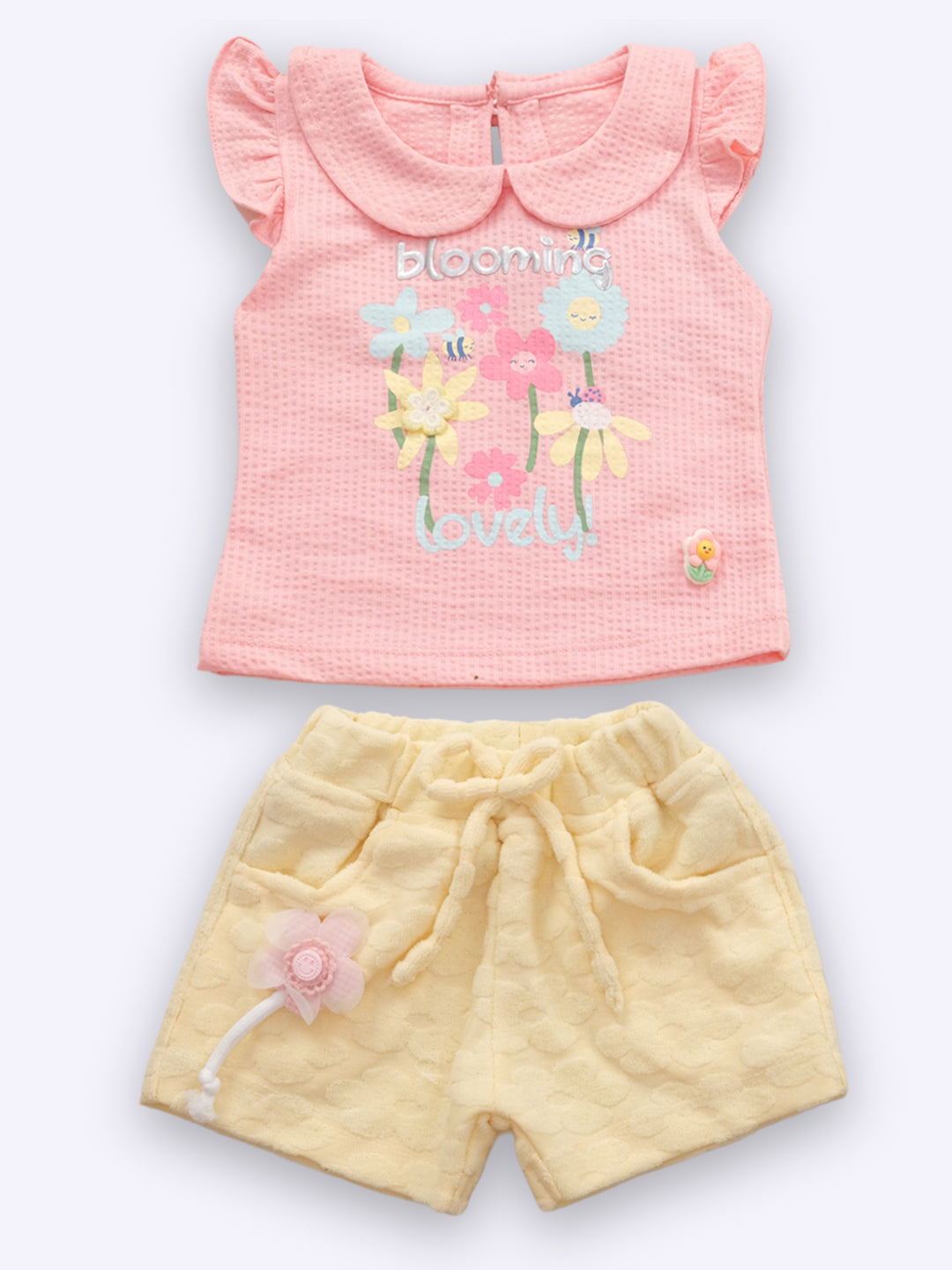 Girls Cotton Top with Shorts
