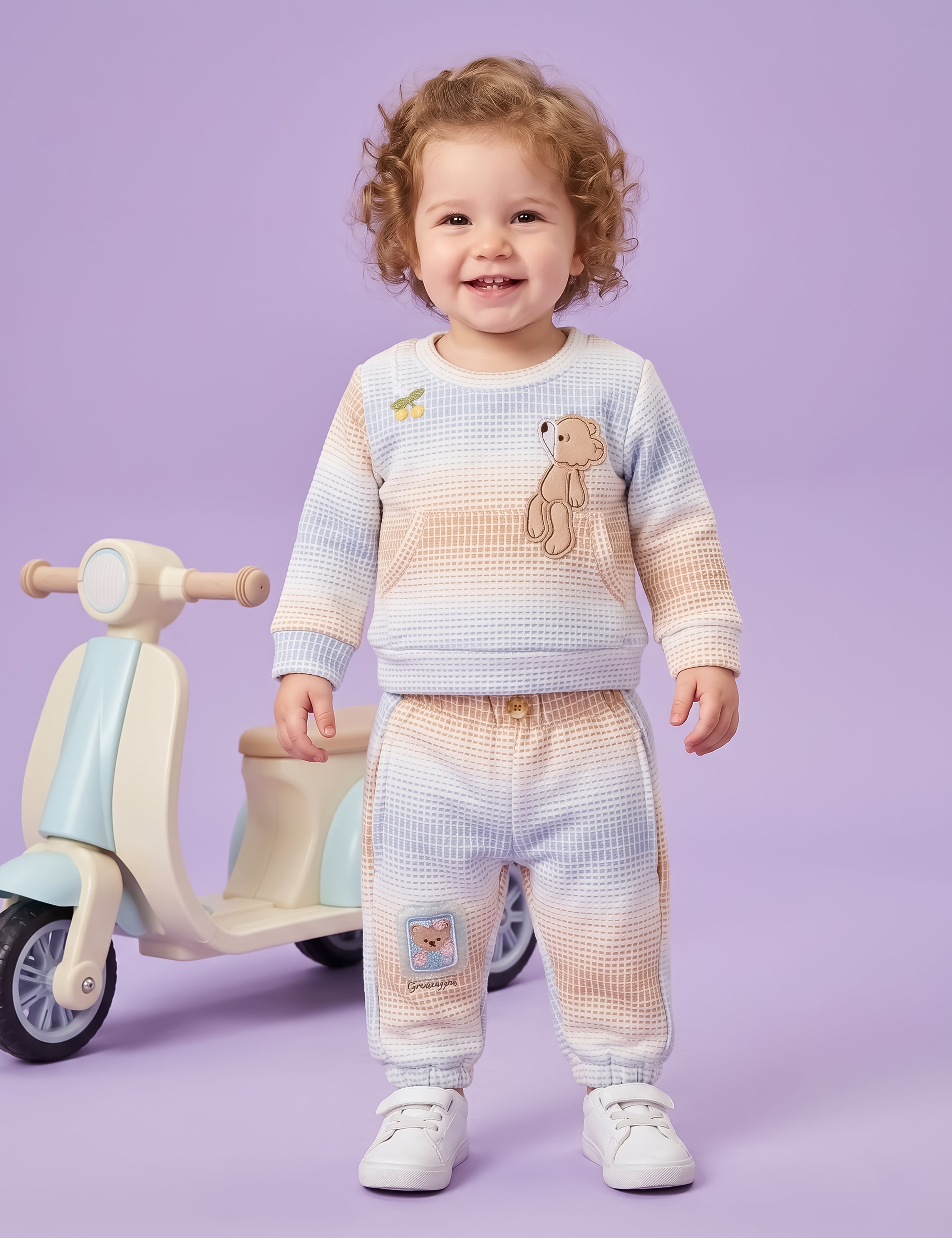 Baby Girls Fleece Winter Co-Ord Set