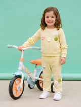 Girls Sweatshirt and Wide Leg Pant Set