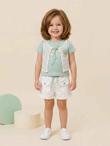 Baby Girl's Three-Part Clothing Set