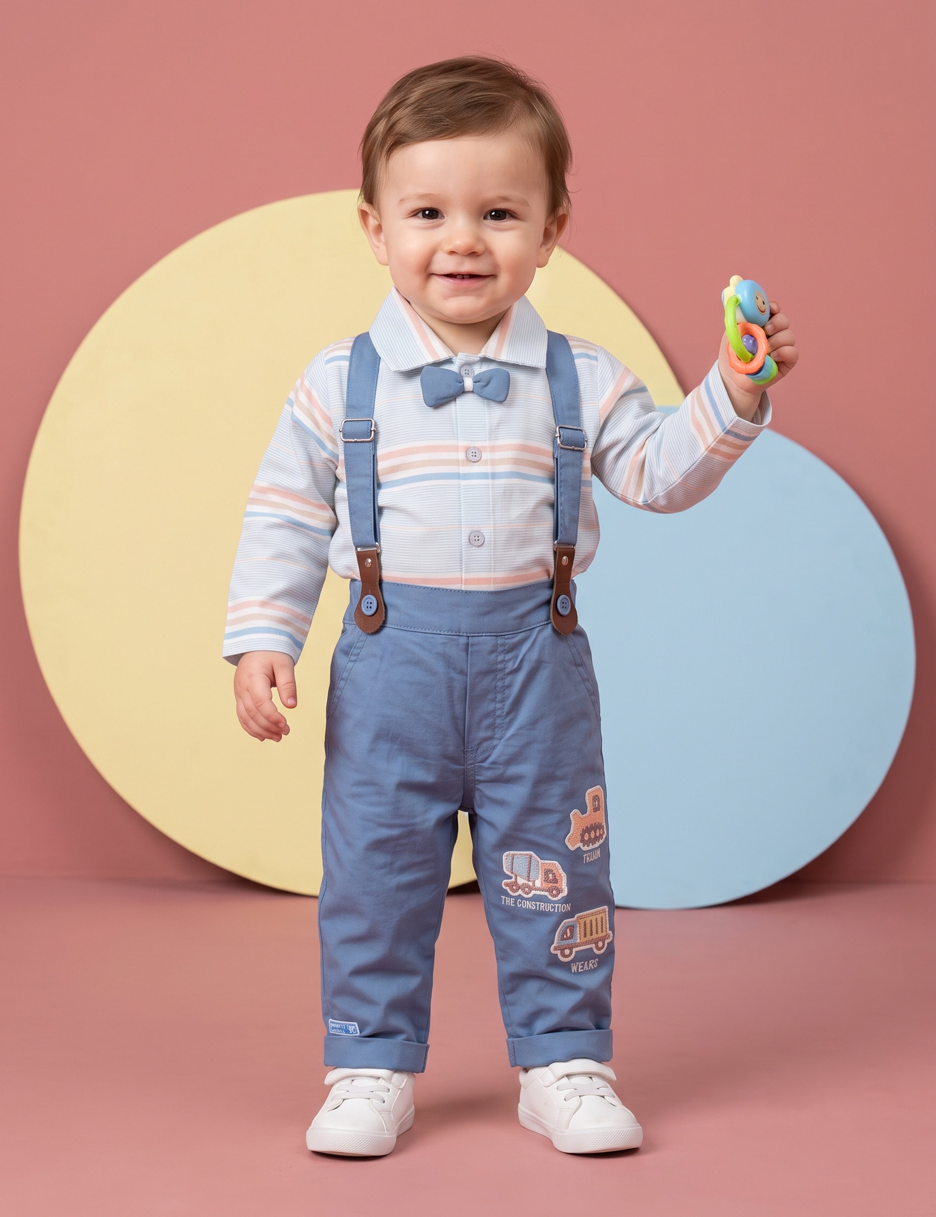 Baby Boy Suspender Set