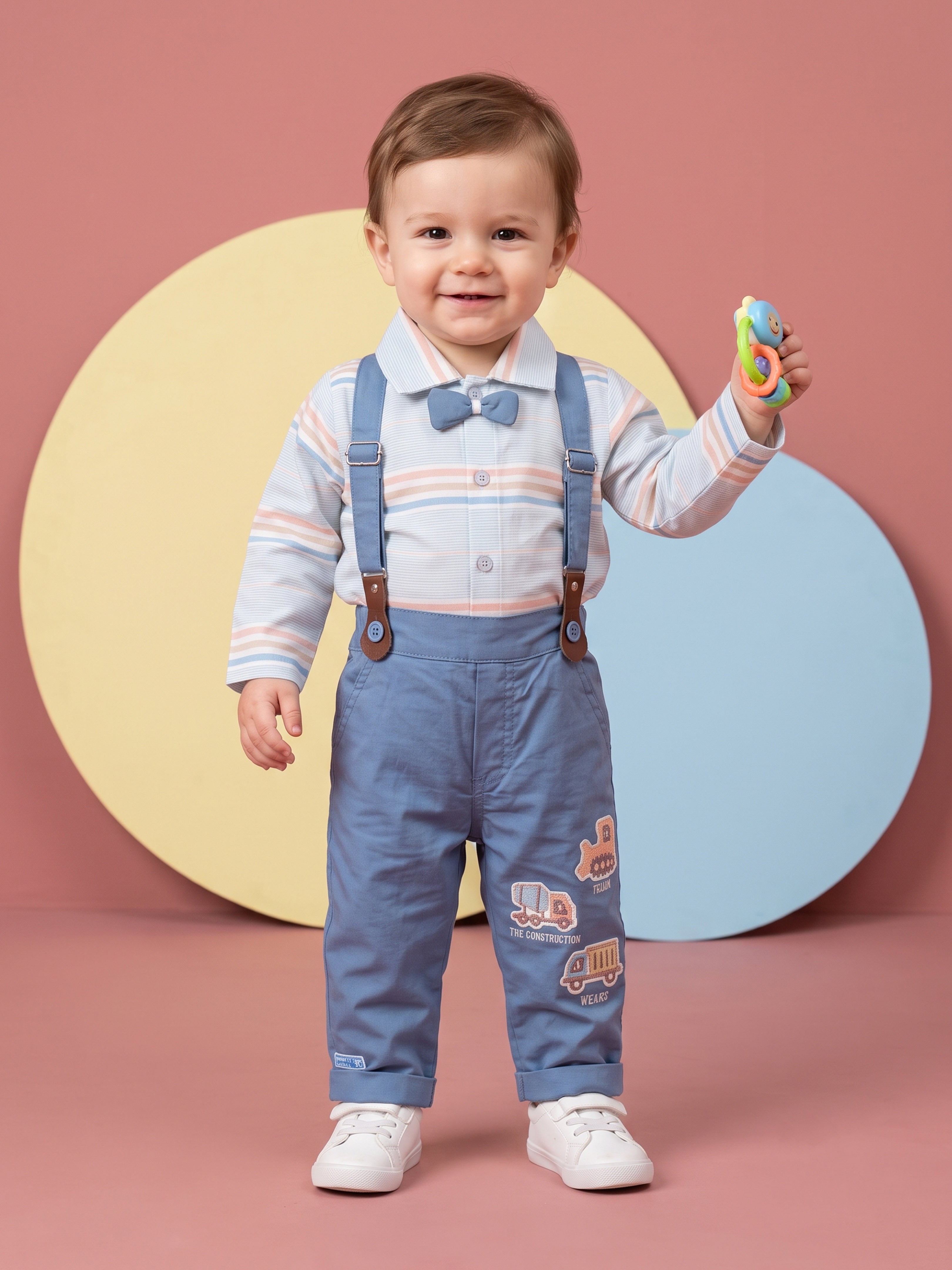 Baby Boy Suspender Set