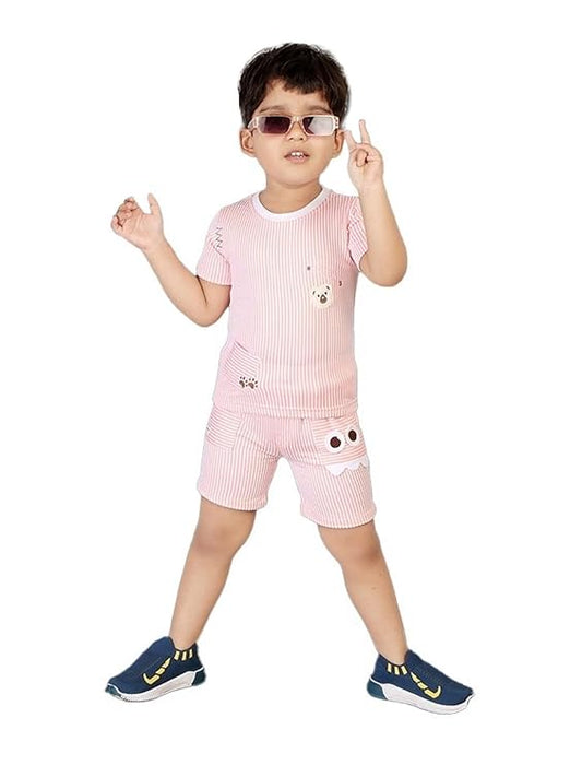 CHOO CHOO Boys Cotton T-shirt and shorts