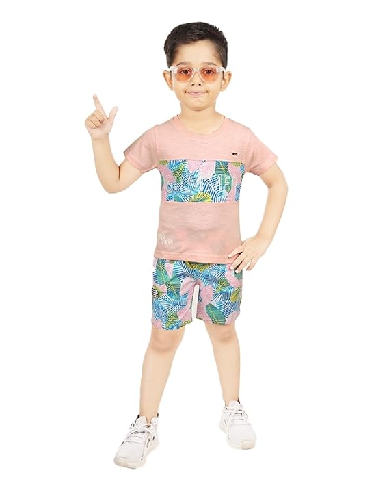 CHOO CHOO Boys  Printed T-shirt and shorts