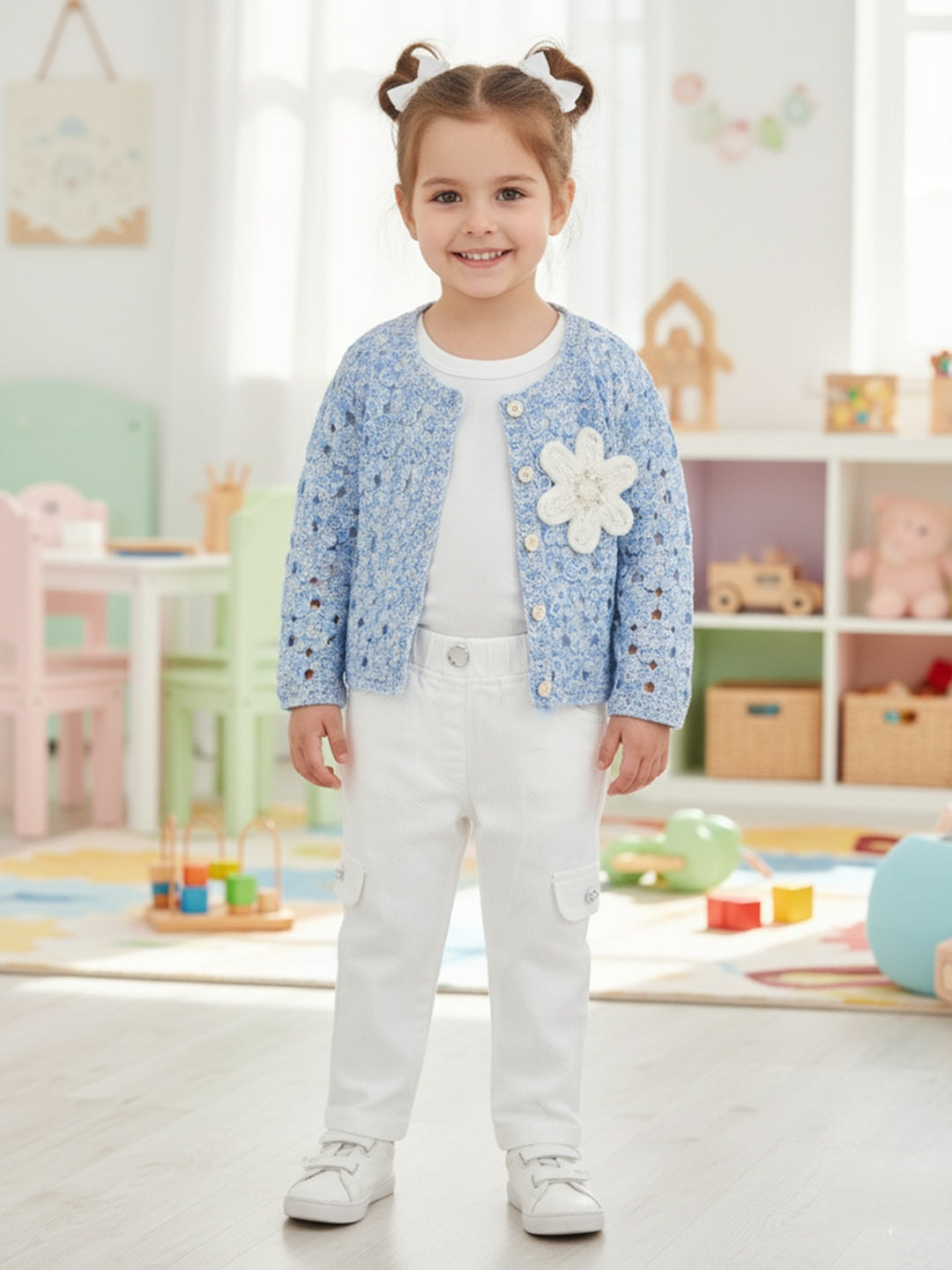 Girls Casual Sweatshirt Pant Jacket Set