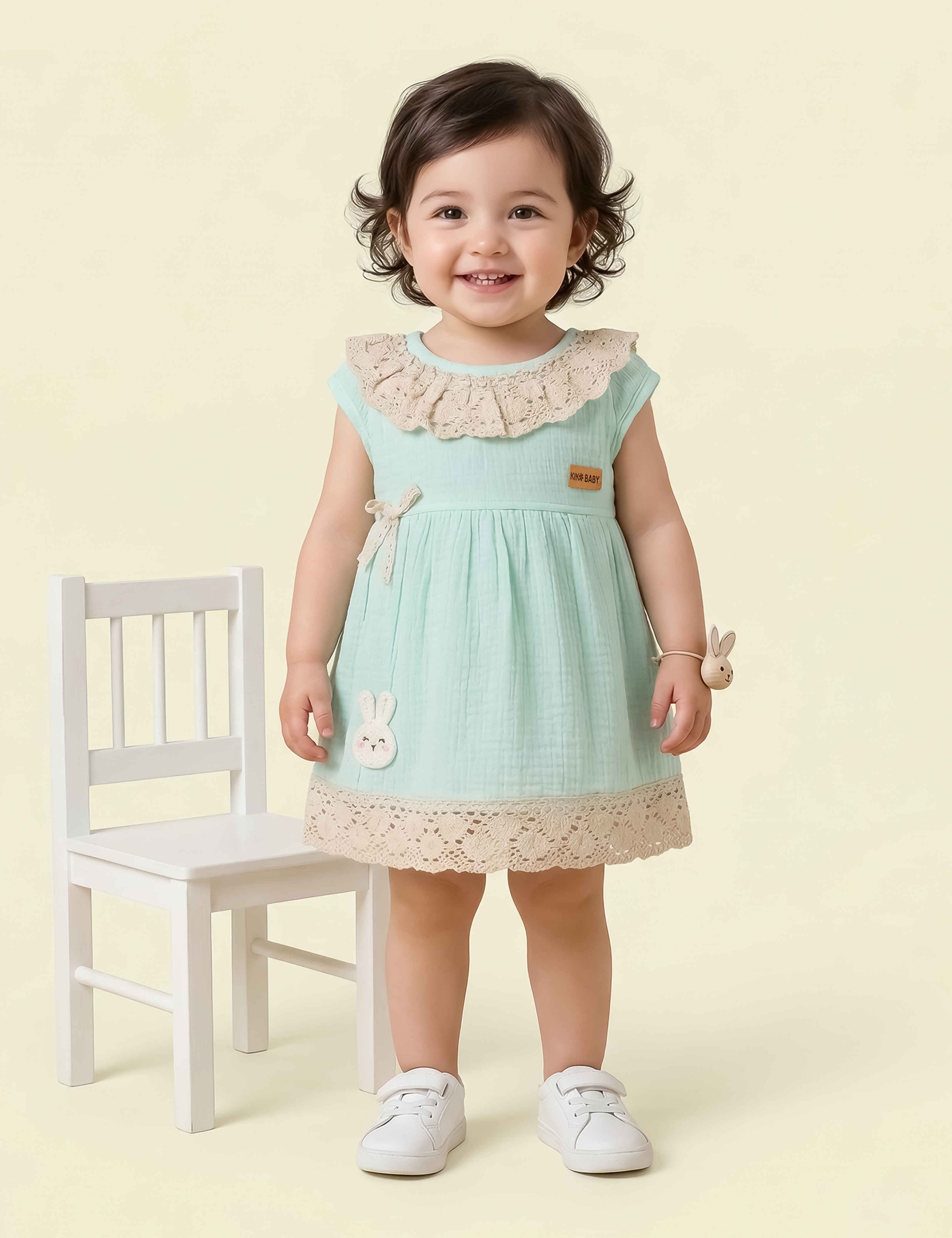 Baby Girls 'Muslin Frock with Matching Panty