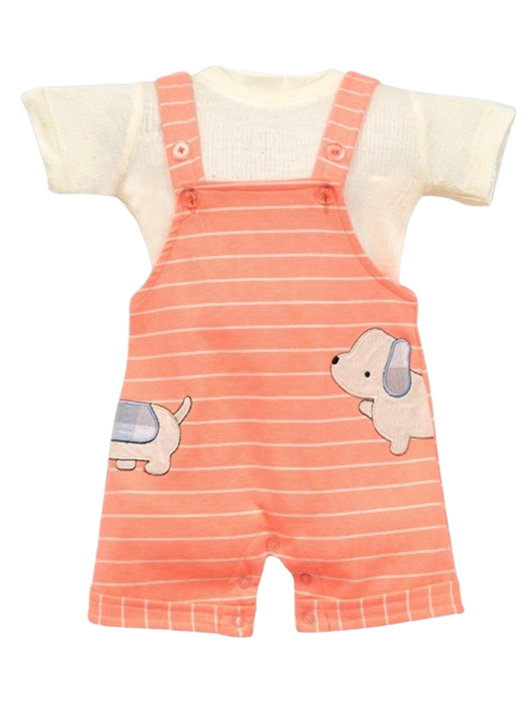 Printed half Sleeves Dungree For Baby Boys