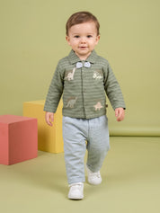 Baby Boy Dinosaur Polo & Trouser Set