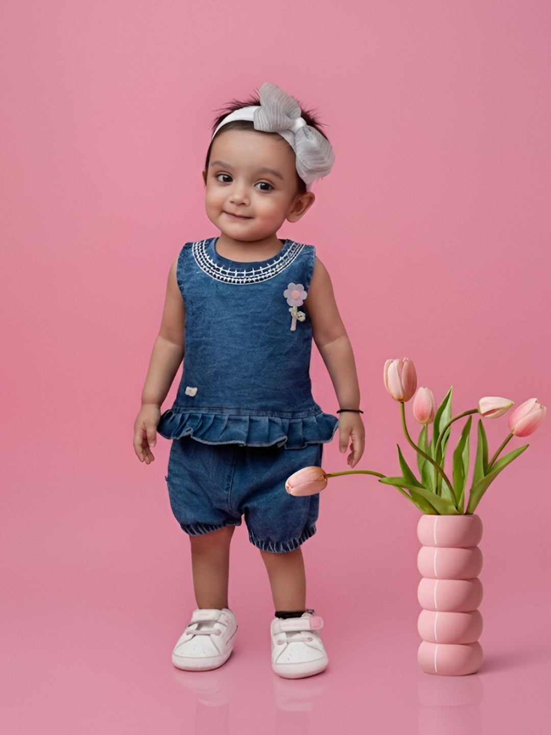 Denim Top and Bottom set