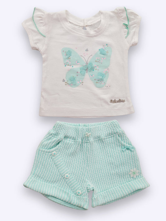 Baby's Day Girls Top and Shorts