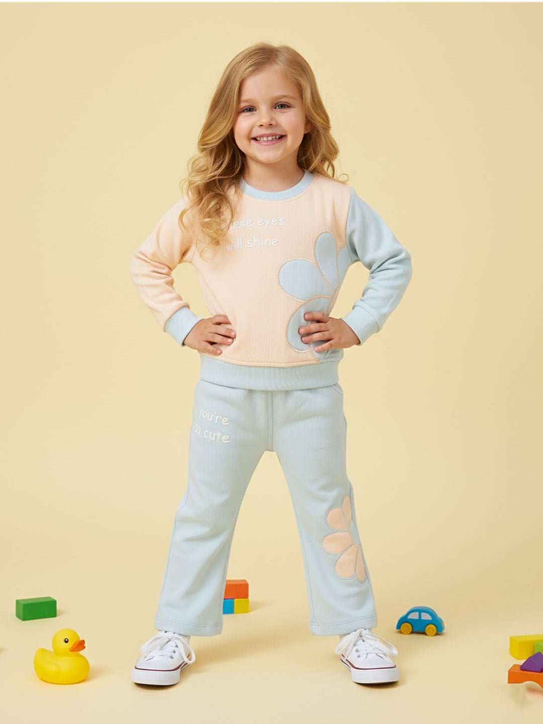 Girl's Sweatshirt & Jogger Set