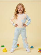Girl's Sweatshirt & Jogger Set