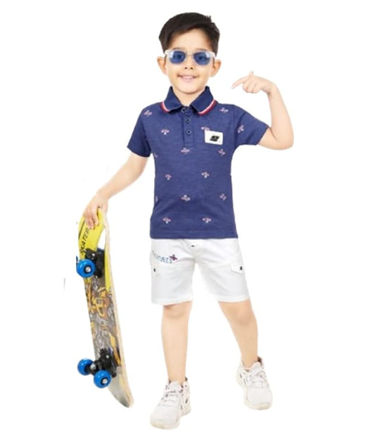 CHOO - CHOO Boys T-Shirt with Shorts Clothing Set