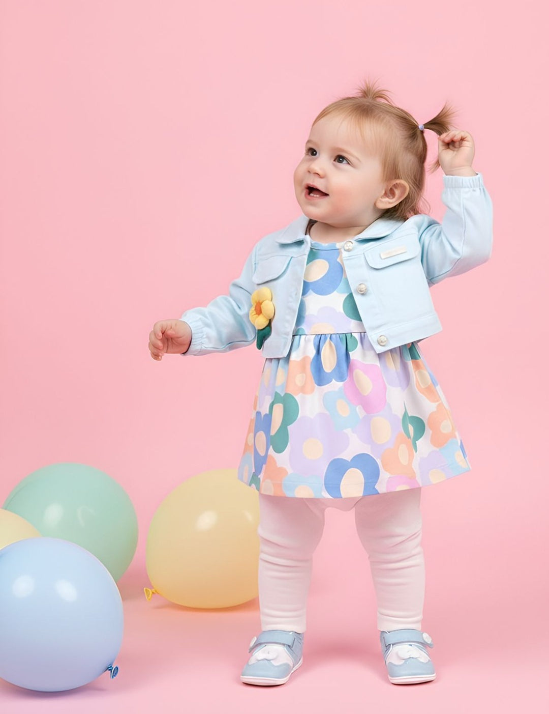 Full Sleeve Jacket and Leggings with Top