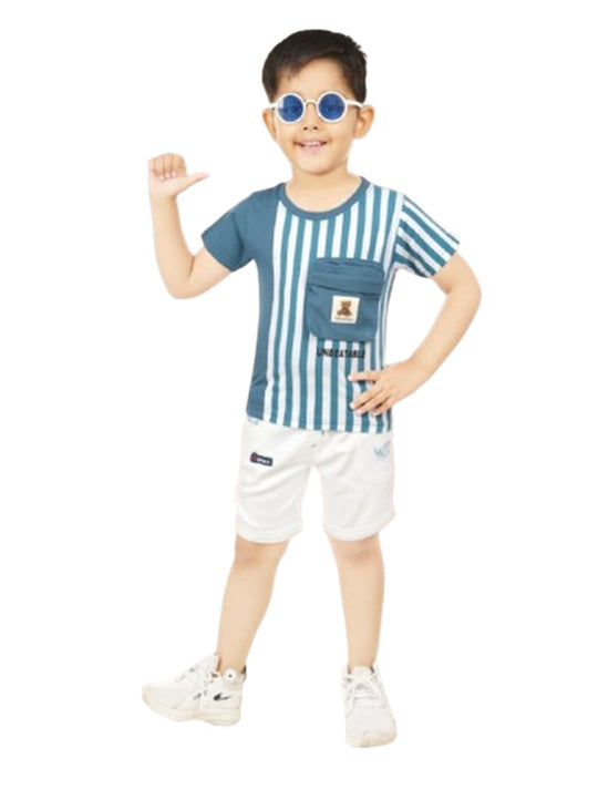 CHOO - CHOO Boys T-Shirt with Shorts Clothing Set