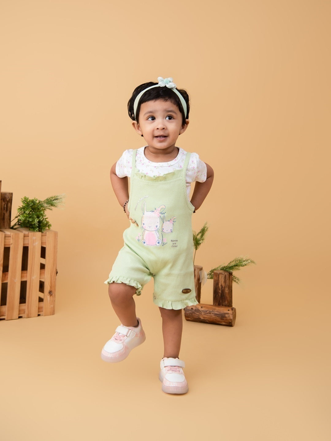 Waffle Knit Romper set