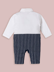 Full Sleeves Romper Jacket Set For Baby Boys
