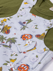 Full Sleeves Dungree For Baby Boys