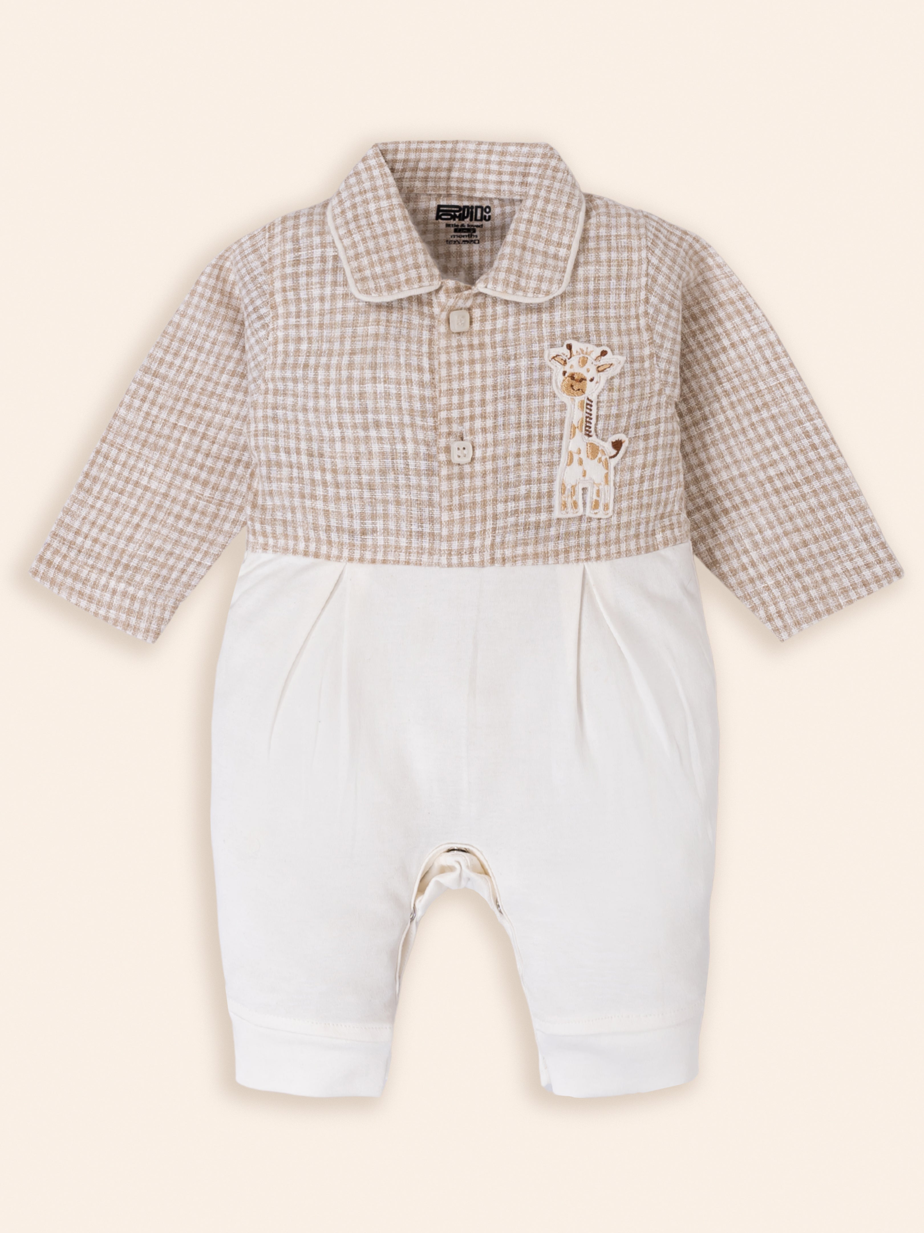 Printed Full Sleeves Rompers For Baby Boys