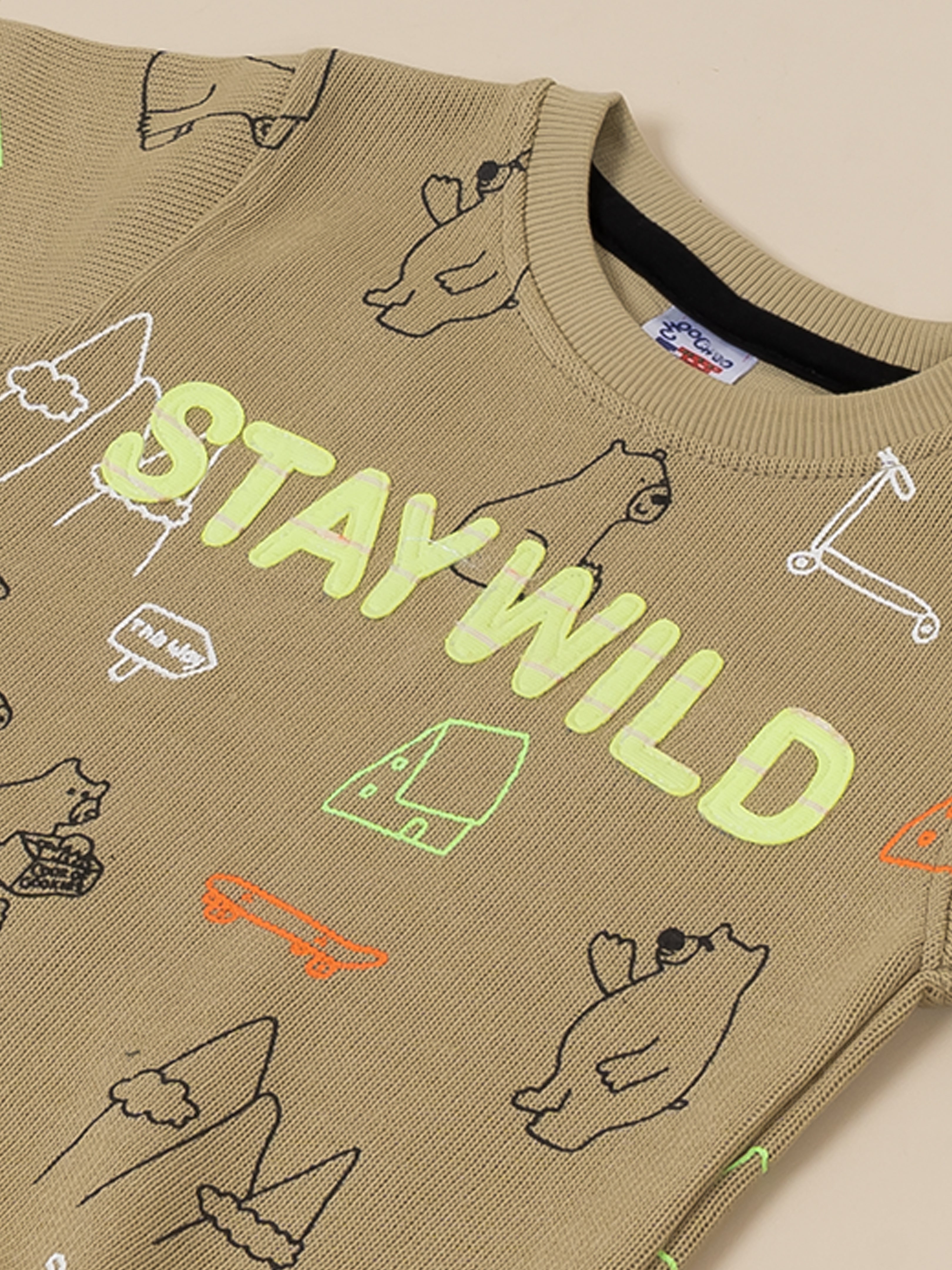 Boys’ Graphic Sweatshirt & Cargo Jogger Co-Ord Set
