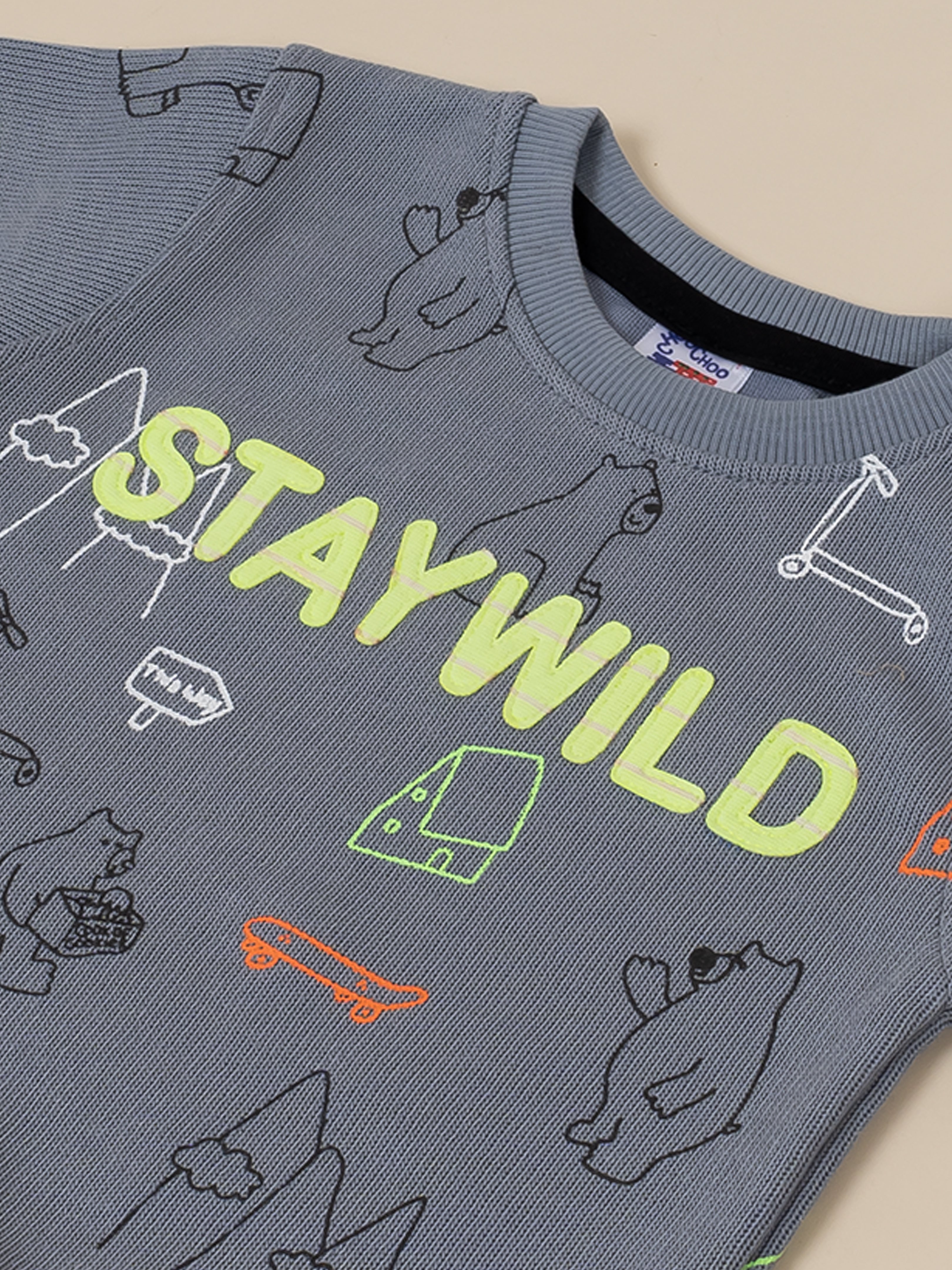 Boys’ Graphic Sweatshirt & Cargo Jogger Co-Ord Set