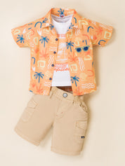 Boys Tropical Summer Outfit Set