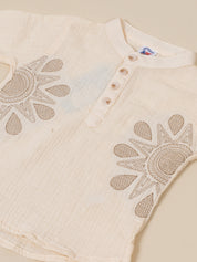 Boys’ Ethnic Kurta & Cargo Pants Set