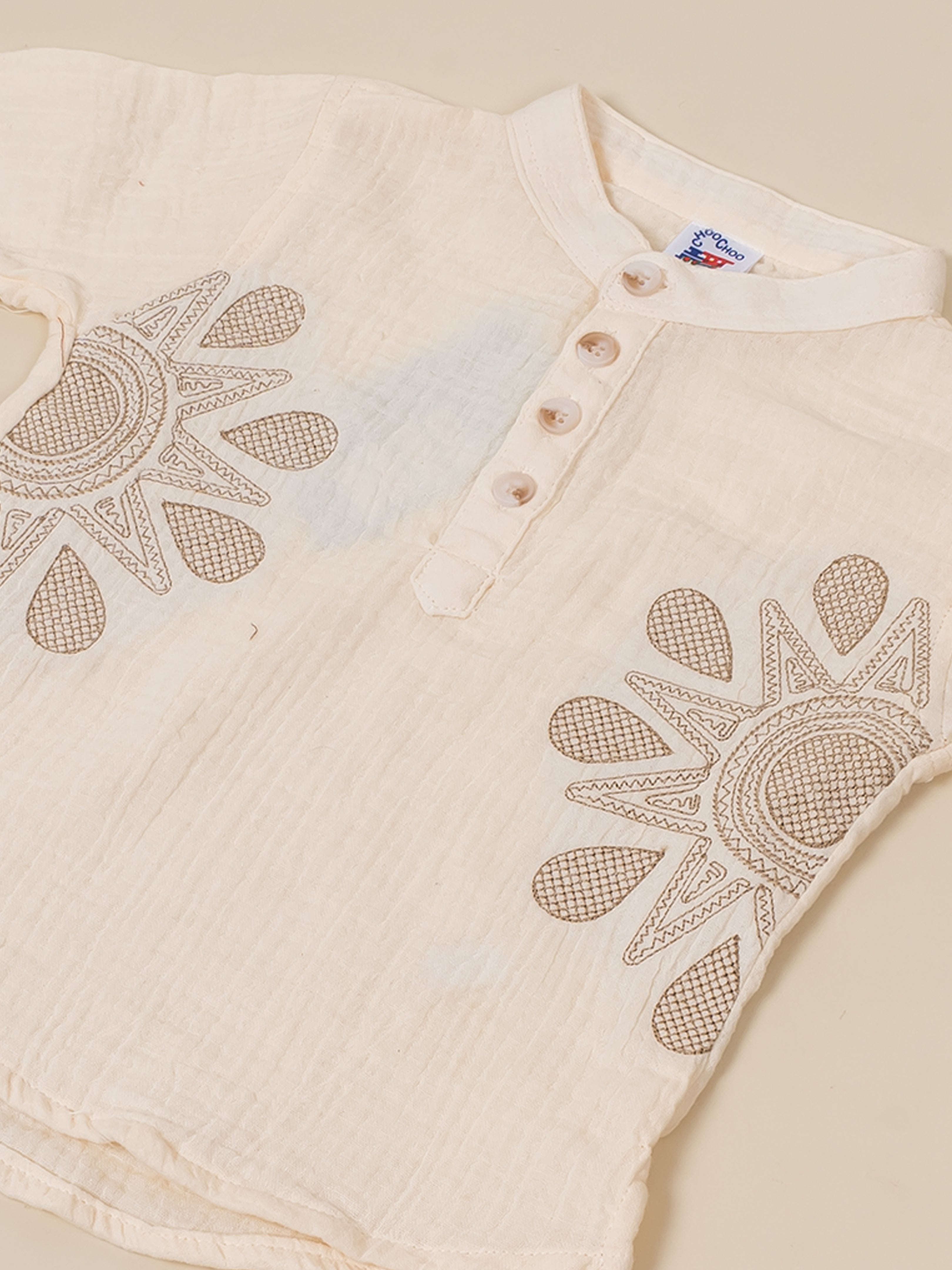 Boys’ Ethnic Kurta & Cargo Pants Set