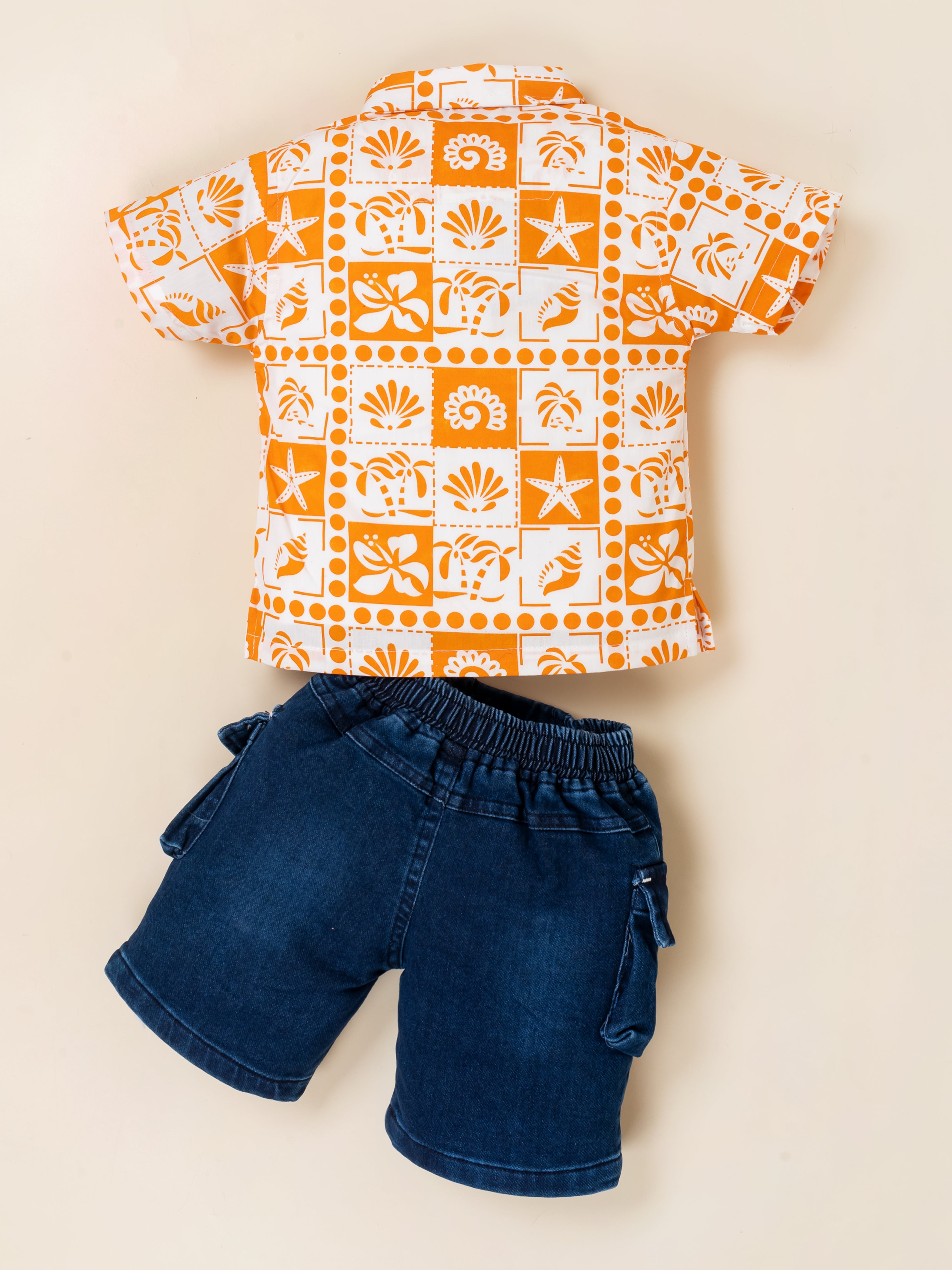 Toddler Boys 3-Pc Tropical Printed Outfit