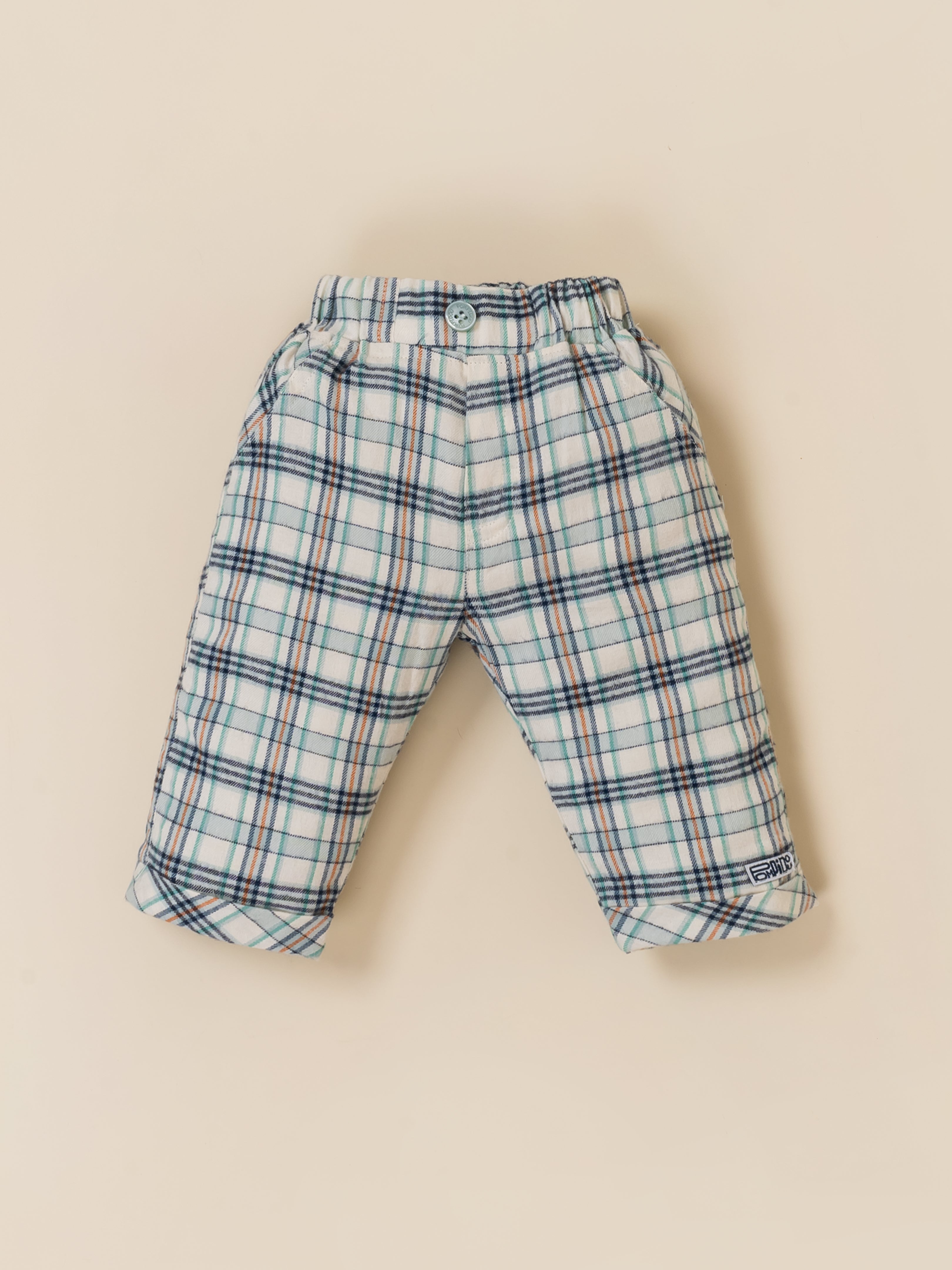 Baby Boy Plaid Vest & Trouser Set