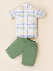 Short Sleeve Graphic Print Summer Set