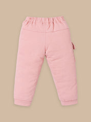 Boys Winter Outfit Set – Warm Sweatshirt & Pant | Black & Pink & Mint