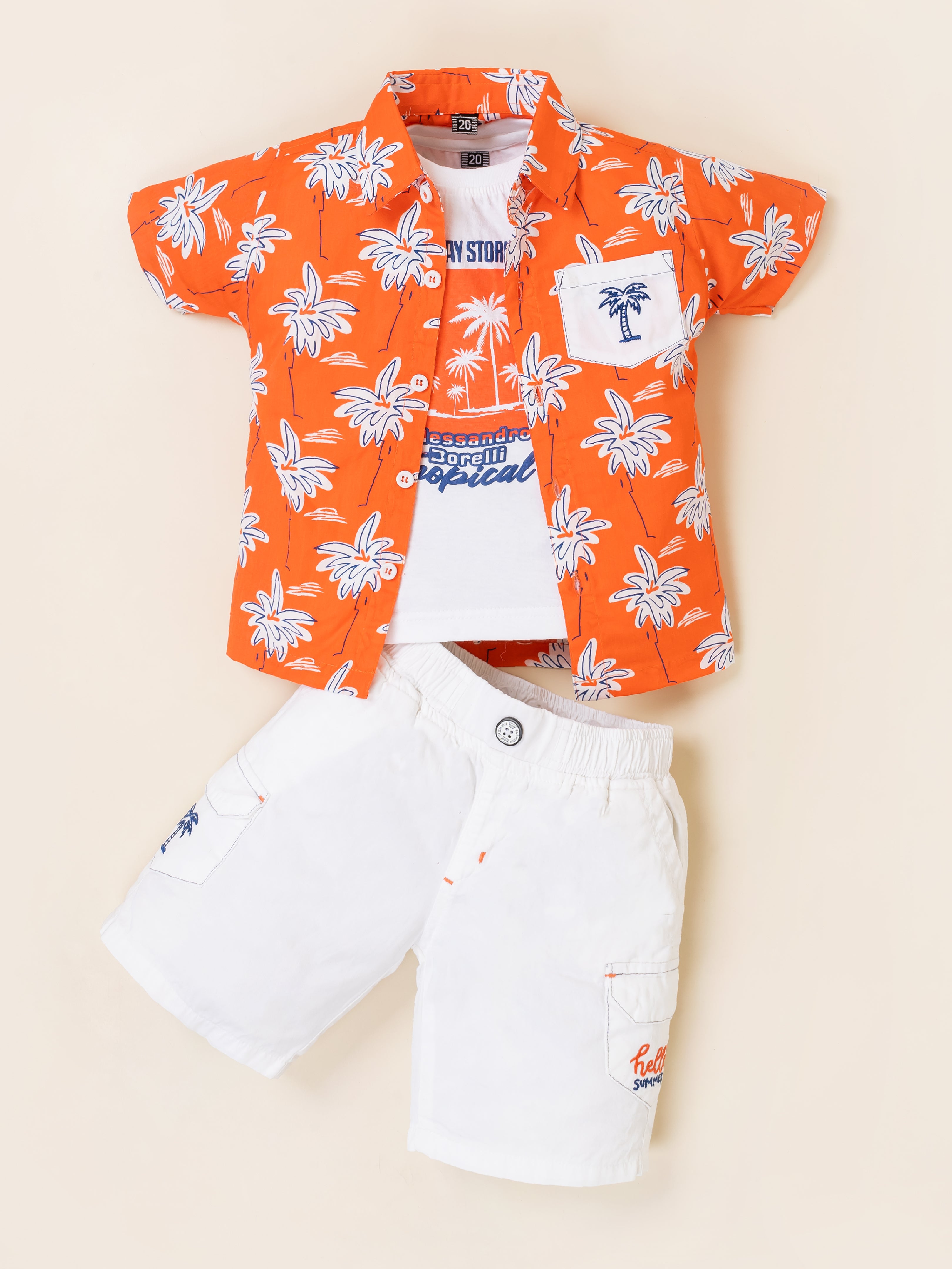 Boys 3-Piece Summer Outfit Set