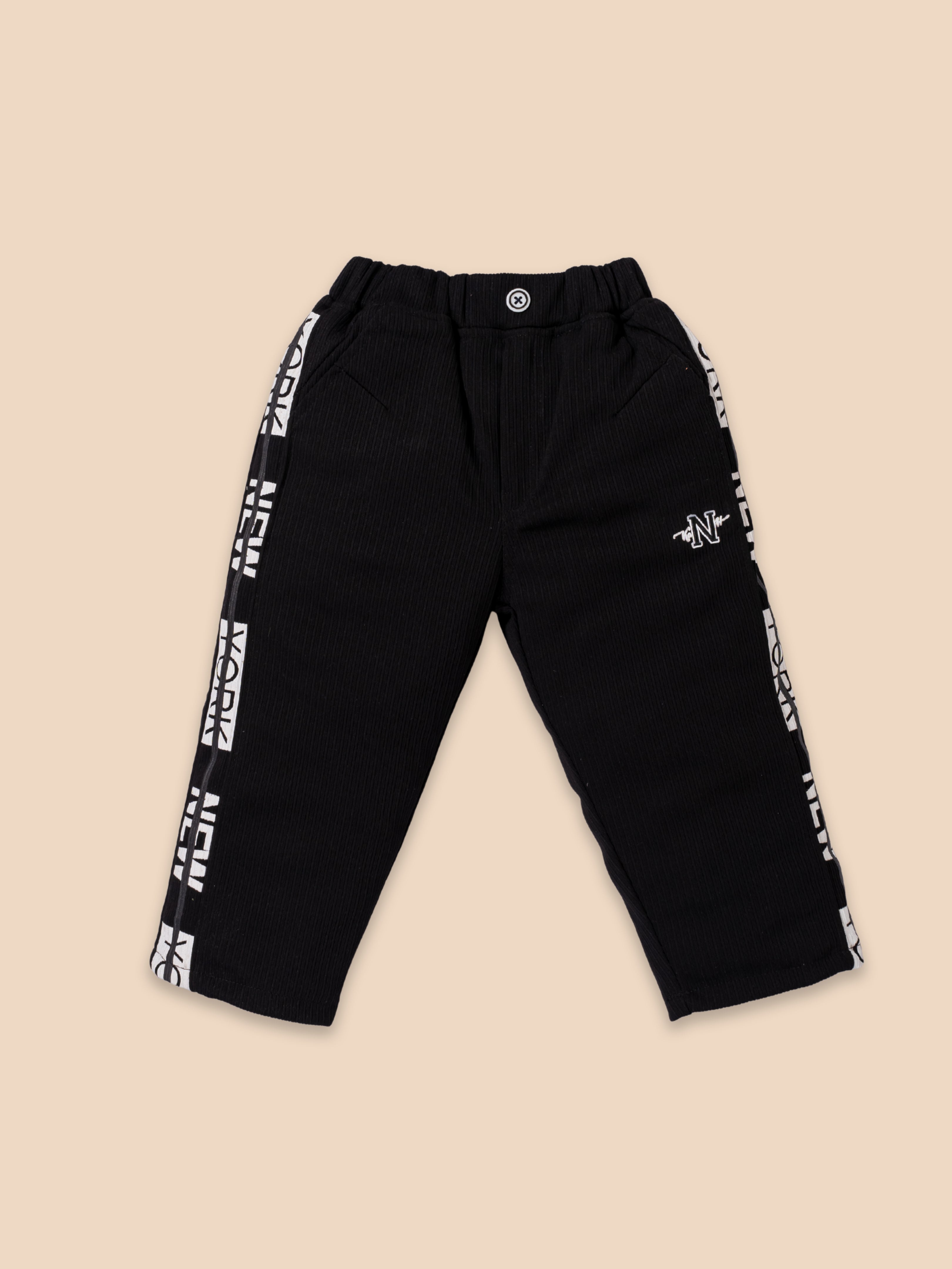 Cool Black Outfit Set for Boys