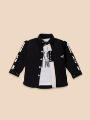 Cool Black Outfit Set for Boys