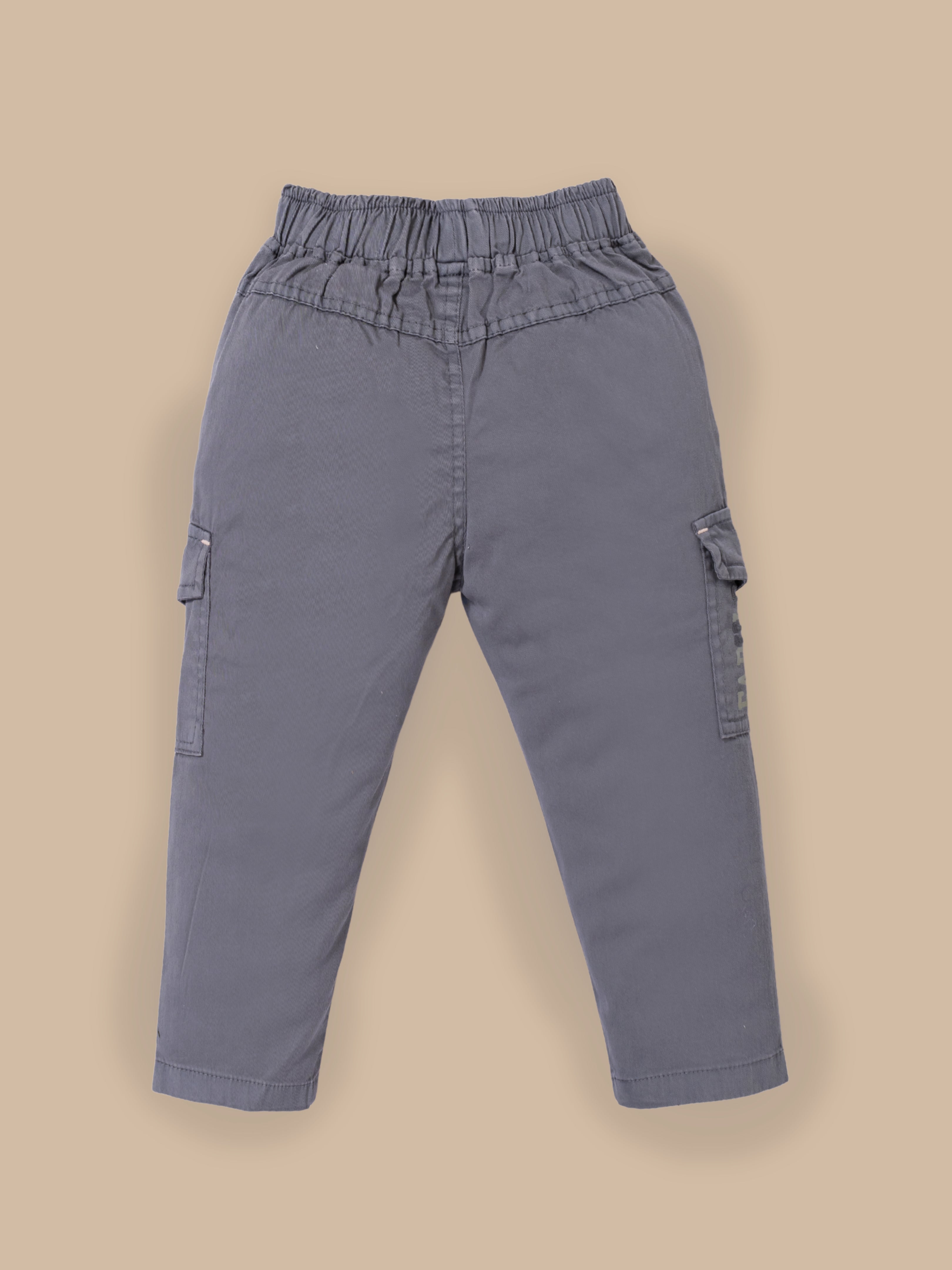 Toddler & Kids Outfit Set – Sweatshirt & Cargo Pant Set | Cream & Pink