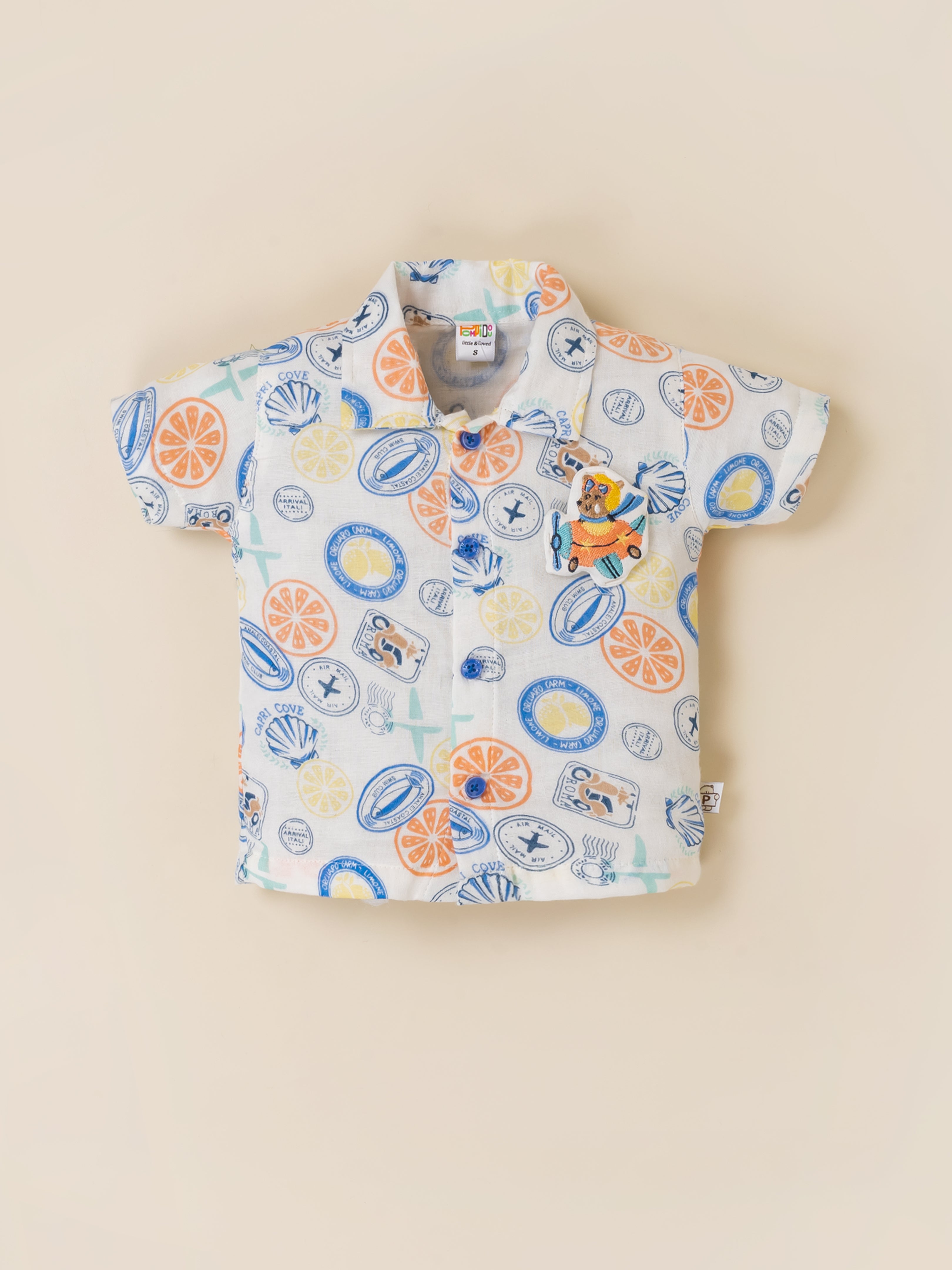 Baby Boys Short Sleeve Shirt and Shorts