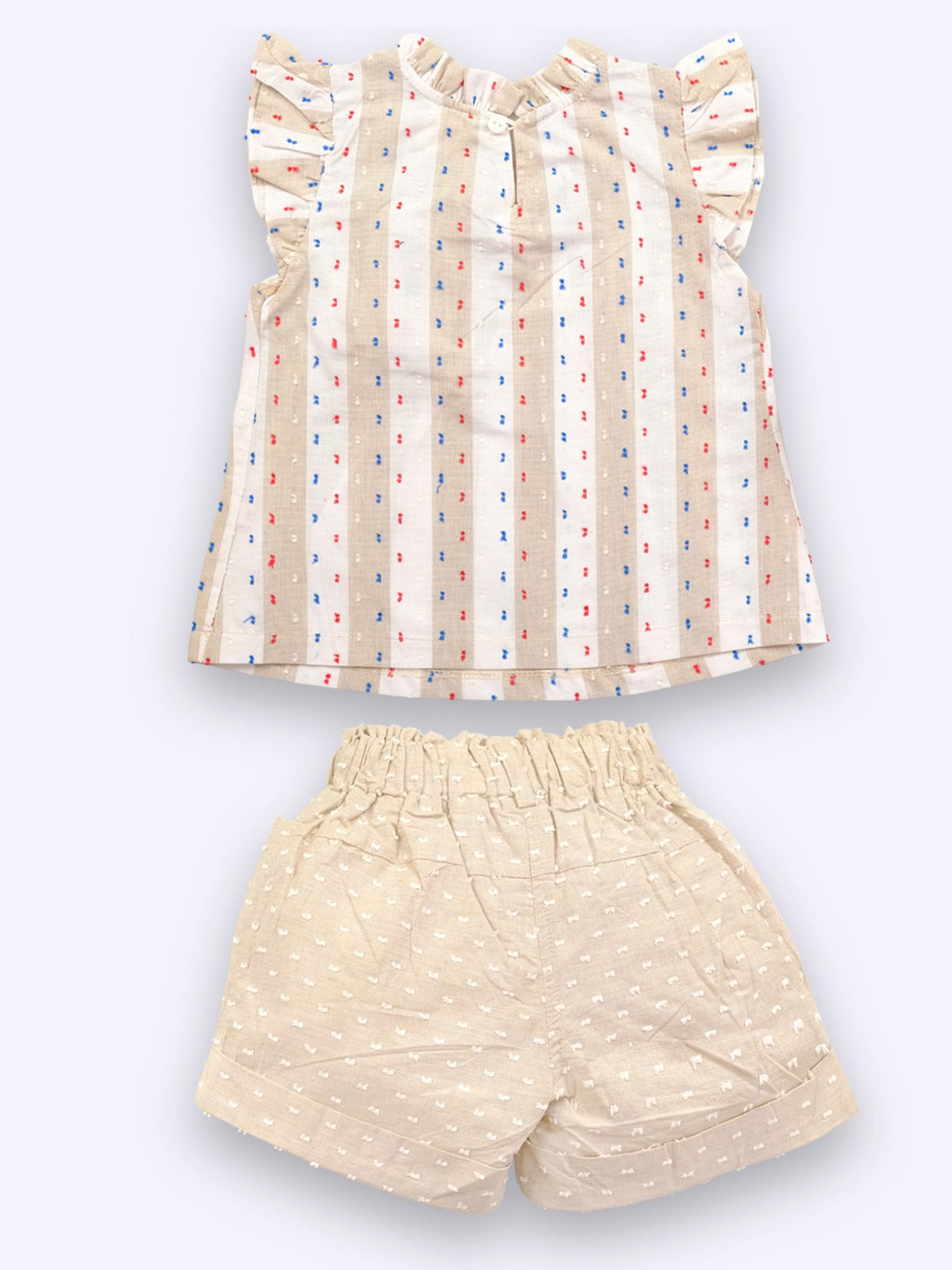 Floral Top & Shorts Clothing Set