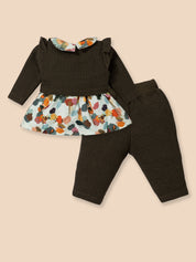 Full Sleeve Sweater Outfit Set 3-Piece