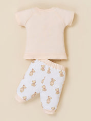 Baby Girl Clothing Set with Top, Shorts & Bodysuit