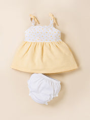 Baby Girl Sleeveless Cotton Frock Dress